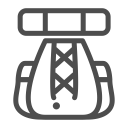 adventure, bag, camping, journey, mountains, tourism, trip svg vector icon