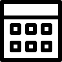 app, calendar, essential, ui svg vector icon