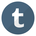 logo, tumblr, website svg vector icon