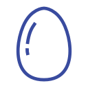 celebration day, christianity, easter, egg, holiday, line, spring svg vector icon