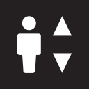 building, descending, elevator, mounting, raising svg vector icon