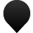 down, pin, pushpin icon