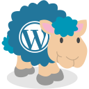 sheep, social network, wordpress svg vector icon