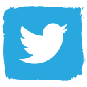 social, twitter svg vector icon