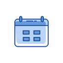 calendar, date, events, logs svg vector icon