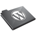 grey, wordpress icon