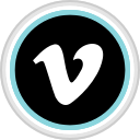 connect, media, social, vimeo svg vector icon