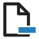 blanc, data, file, files, minus, sheet svg vector icon