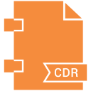 cdr, document, extension, file, type svg vector icon
