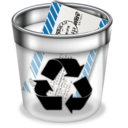 mail, trash icon