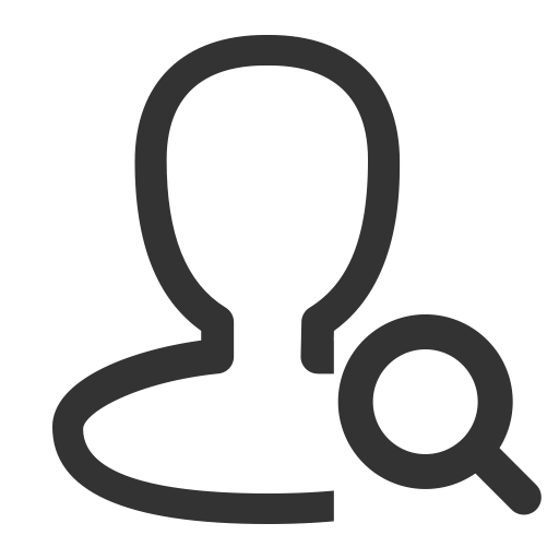Personnel Search svg vector icon