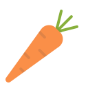 carrot, food, spring, vegetable svg vector icon