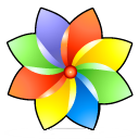 browser, color, flower icon