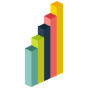 analytics, business, infographic, trends svg vector icon