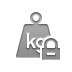 weight,kilogram,lock icon