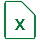 document, excel, file, spreadsheet, table, xls, xls svg vector icon
