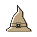 halloween, hat, magic, monster, scary, sweet, witch svg vector icon