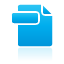 blue, document, file icon