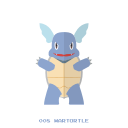 kanto, pokemon, wartortle, water svg vector icon