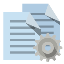 copy,gear icon