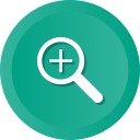 bigger, enlarge, magnifier, magnify, search, zoom svg vector icon