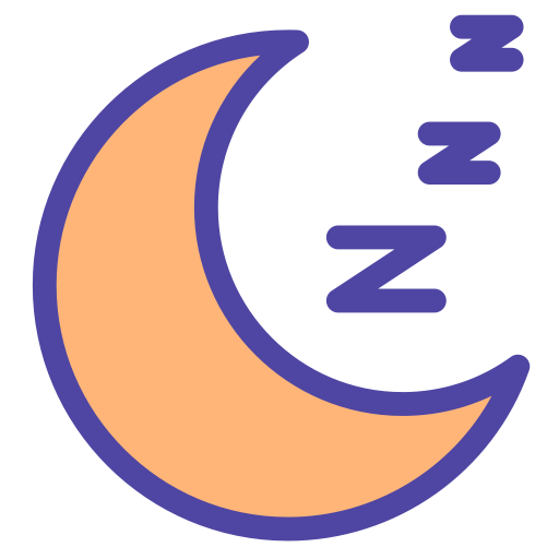 At Night svg vector icon