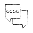 bubble, chat, comment, message, send, sms svg vector icon