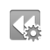 rewind,gear icon
