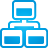 basic, blue, map, site icon
