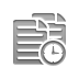 copy,clock icon