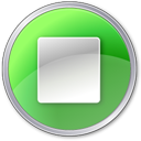 button, stop icon