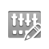 audio,console,pencil icon