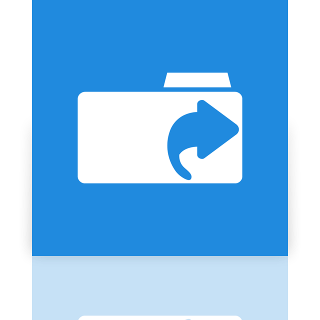 links,folder,mirror icon