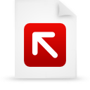 document, file, paper, red icon