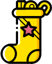 christmas, stocking, xmas svg vector icon