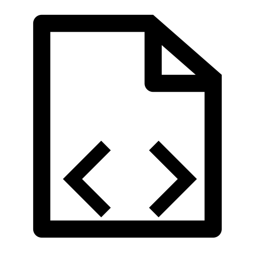 Code svg vector icon