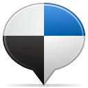 social,balloon icon