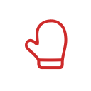 christmas, glove, hand, handschuh, lovely, snow, warm, weihnachten, x-mas svg vector icon