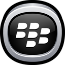 blackberry, phone, social icon