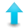 arrow, up icon
