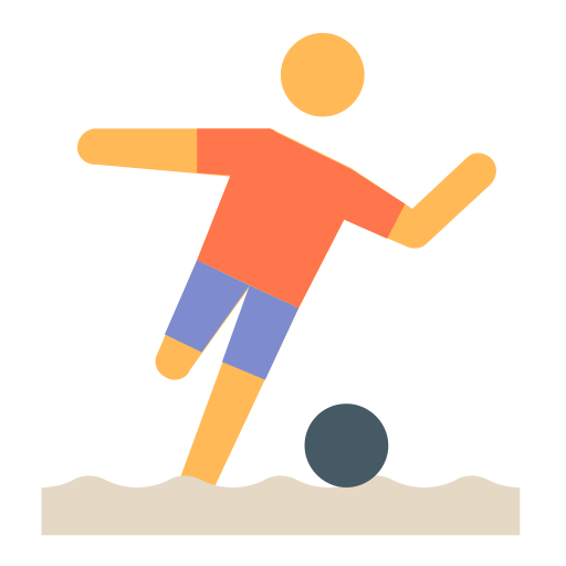 Beach Soccer svg vector icon