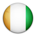 cote, divoire, flag, of icon