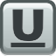 text, under icon