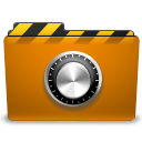 orange,folder,locked,security,lock icon
