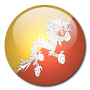 bhutan,flag,country icon