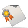 diagram,certificate,diploma icon