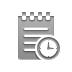 notepad,clock icon