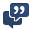 chat, quote, talk icon