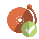 alarm,checkmark icon