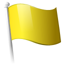 flag, yellow icon